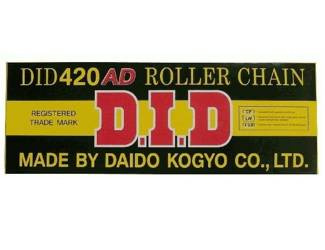 DID Łańcuch 420 AD 138 ogniw bez O-Ringów otwarty zapinka