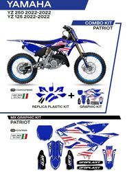 UFO Komplet plastików + okleina YAMAHA YZ 125/250 22