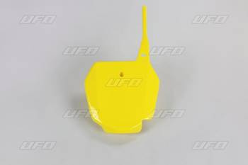 Plastron UFO / pole numerowe przód do Suzuki RM 85 '00-'08 kolor żółty