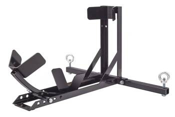 Biketec uniwersalny podnośnik stojak z uchwytem przedniego koła do transportu motocykla (z kołyską) kolor czarny