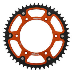 Supersprox Pinion spate [52 de dinți] STEALTH [oțel-aluminiu] KTM SX / EXC / EXCF / SXF / HUSQVARNA TE / TC / FE / TC '16- [JTR897.52] culoare: portocaliu