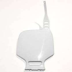 Plastron Pole Numerowe Przód UFO dla Yamaha YZ 80 '93-'02 / YZ 85 '03-'09 kolor biały