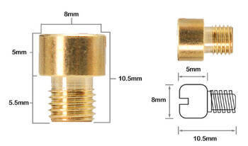 Prox MIKUNI VM11/22 main nozzle diameter #75
