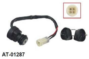 Comutator de aprindere Yamaha YFM 80 BADGER / YFA1 BREEZE 86-94 / YFM 100 CHAMP 87-91 / YFM 225 MOTO4 86-88 / YFM 250/350 GRIZZLY/WARRIOR 89-94 / BRONCO