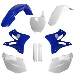 Pełny komplet plastików Yamaha YZ 125 / 250 '08-'14 Polisport niebieski,biały