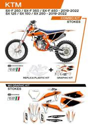 UFO Komplet plastików + okleina KTM SX/SXF 125/150/250/350/450 19-22