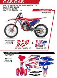 UFO Komplet plastików + okleina GAS GAS MC 125 21-22 / MC 250 22 / MCF 250/350/450 21-22