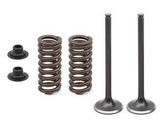 Zawory wydechowe [komplet zaworów + sprężyny + podkładki][stalowe] Honda CRF 250R '16-17  (14721-KRN-B10)