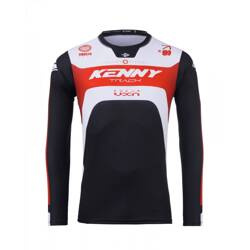 Kenny Racing Bluza cross TRACK FOCUS RED kolor czarny,biały,czerwony