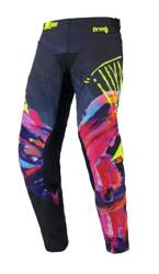 Kenny Racing Spodnie na crossa PERFORMANCE BRUSH kolor niebieski,czerwony,żółty