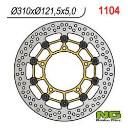 NG Tarcza hamulcowa (PŁYWAJĄCA) przód SUZUKI B-KING 07-13 / DL 650 V-STROM 08-19 / GSF650/1250 07-16 / GSXF650/1250 10-18 / GSXR1300 08-18 /