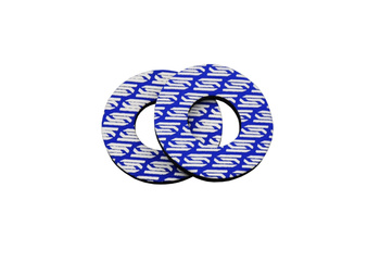 SCAR Pianki antyodciskowe Donuts kolor niebieski/biały