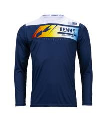 Kenny Racing koszulka rowerowa model Elite Navy kolor niebieski/biały/czerwony