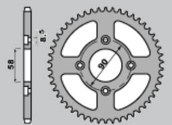 JT Zębatka tylna stalowa [36 zębów] HONDA C125 SUPER CUB 18-21