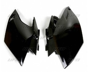Boczki tylne UFO do Yamaha WRF 450 '12-'13, kolor czarny