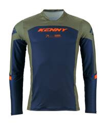 Kenny Racing Bluza cross PERFORMANCE SOLID KAKI kolor niebieski,zielony