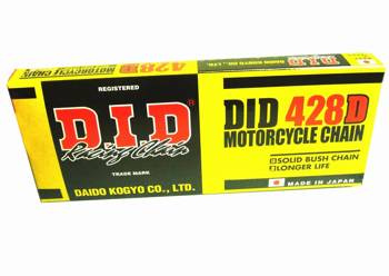 DID Łańcuch 428 D 140 ogniw bez O-Ringów otwarty zapinka