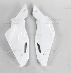 Boczki Tylne UFO do Husqvarna TC / TE '08-'12, kolor biały