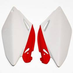 Boczki tylne UFO do Honda CRF 250R '06-'09, kolor biały