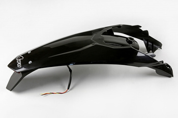 Błotnik Tylny UFO z Lampą dla KTM SX / SXF '11-'13, kolor czarny