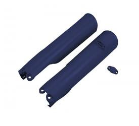 UFO Osłony amortyzatorów / osłony lag Husqvarna TC 125 / 250 '23-'24, TE 150 / 250 / 300 '24, FC / TX / FX / FE 300 / 350 / 450 / 501 '24 kolor niebieski