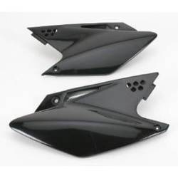 UFO Boczki tylne do Kawasaki KXF 250 '06-'08 kolor czarny