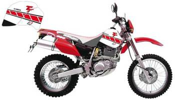 Blackbird Okleina YAMAHA TT 350 '87-'96 DREAM 3 KOLOR BIAŁY/CZERWONY