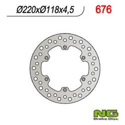NG Tarcza hamulcowa tył SUZUKI RM 125/250 88-98 / DRZ 400