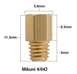 Prox Main nozzle MIKUNI TYPE 4/042 diameter #330 1pcs.