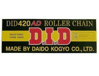DID Łańcuch 420 AD 120 ogniw bez O-Ringów otwarty zapinka
