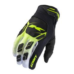 Kenny Racing Rękawiczki na crossa SAFETY NEON YELLOW kolor czarny,żółty fluo