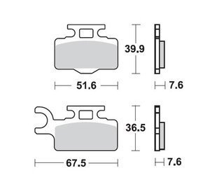ProX Klocki Hamulcowe Przednie KX65 '00-17 / RM65 '03-05
