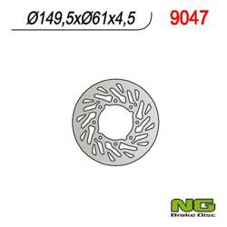 NG Tarcza hamulcowa przód NG TARCZA HAMULCOWA POLARIS 400/500 01-02