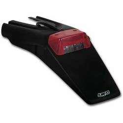 Błotnik tył UFO z lampą i mocowaniem tablicy rejestracyjnej, kolor czarny