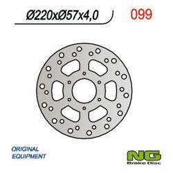 NG Brake disc rear DERBI GPR50 97-03 / CAGIVA 50 MITO 98-99