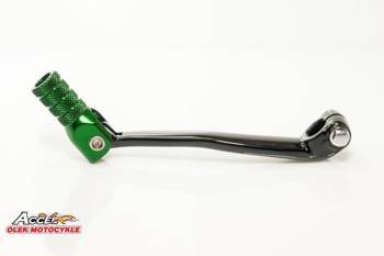Dźwignia zmiany biegów Accel / Aluminiowa / Kawasaki KXF 450 '09-'18 / Czarna / Zielona