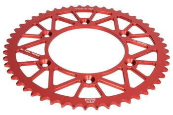 JT Zębatka tylna aluminiowa [52 zębów] HONDA CR/CRF 83-20 kolor czerwony