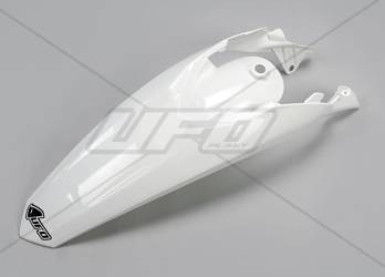 UFO Błotnik tył KTM EXC '12-'16 (WITH PINS) kolor biały