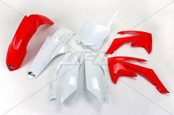 Komplet Plastików UFO dla Honda CRF 250R '11-'13, CRF 450R '11-'12 kolor biały