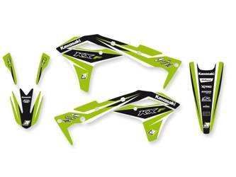 BLACKBIRD Okleina + poszycie na siedzenie Kawasaki KXF 250 17-20,