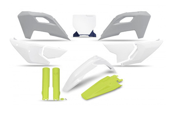 Komplet plastików UFO dla Husqvarna TC 125 / 250, FC 250 / 350 / 450, FX 350 / 450, TX 300 (modele '23-'24) kolor biały