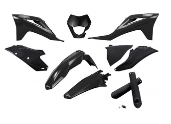 Komplet Plastików UFO dla Gas Gas EC / EC-F 250 / 300 / 350 '21-'23 kolor czarny